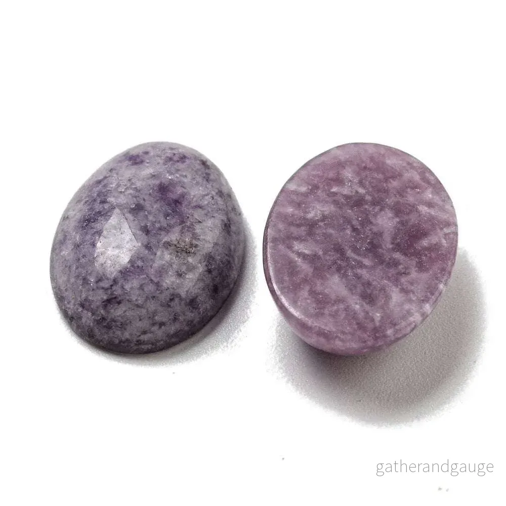 Cabochon Lepidolite – Oval 18x13mm 1 Styck Cabochon Lepidolite – Oval 18x13mm 1 Styck
