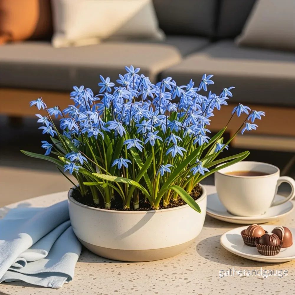 Green boutiQ - Bloembollen - Scilla Siberica - Kleur Paars - 50 stuks - Bolmaat 7/8 - XXL Pack - Bild 3
