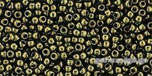 TOHO Seed Beads – Gold-Lustered Dk Antique Bronze 11/0, 10 gram TOHO Seed Beads – Gold-Lustered Dk Antique Bronze 11/0, 10 gram