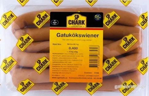 Korv gatukökswiener 400g SP Chark