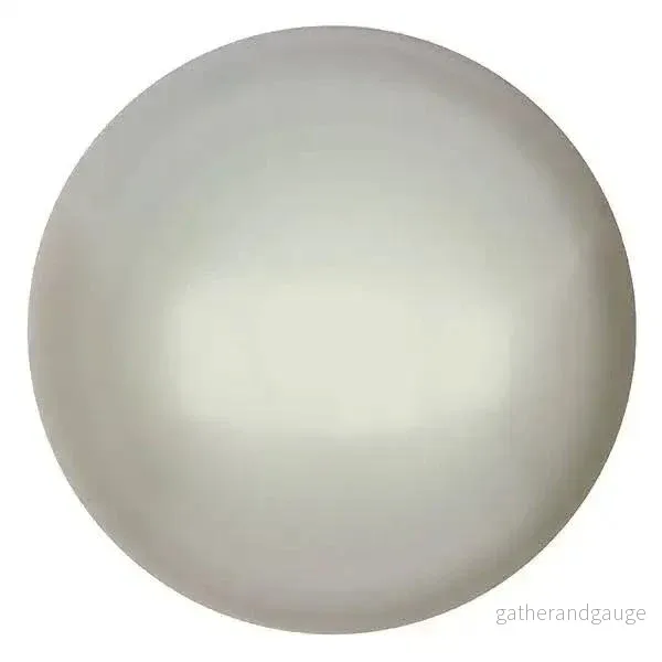 Cabochon par Puca® – White pearl 18 mm, 1 styck