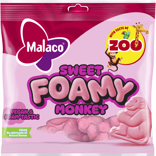Malaco Foamy Monkey Zoo 115g Malaco Foamy Monkey Zoo 115g