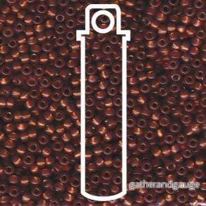 Miyuki Seed Beads – Dyed Rose bronze Silverlined Alabaster 8/0, 22 gram Miyuki Seed Beads – Dyed Rose bronze Silverlined Alabaster 8/0, 22 gram