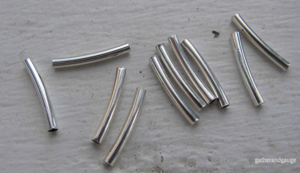 Mellandel Silverförjad - Böjt rör 15mm, 20-pack