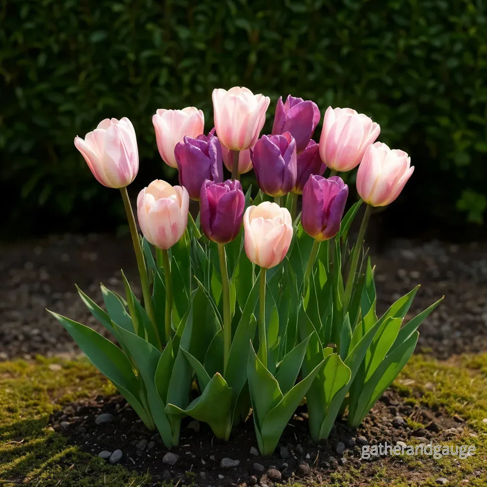 Green boutiQ - Bloembollen - Tulp Macron mix - Diversen Kleuren - 12 stuks - Bolmaat 11/12 - XXL Pack - Bild 2