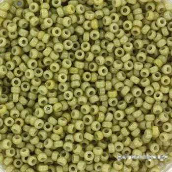 Miyuki Seed Beads - Duracoat Opaque Cactus 15/0, 10 gram