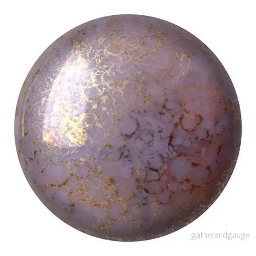 Cabochon par Puca® - Opaque Amethyst Bronze 18 mm, 1 styck