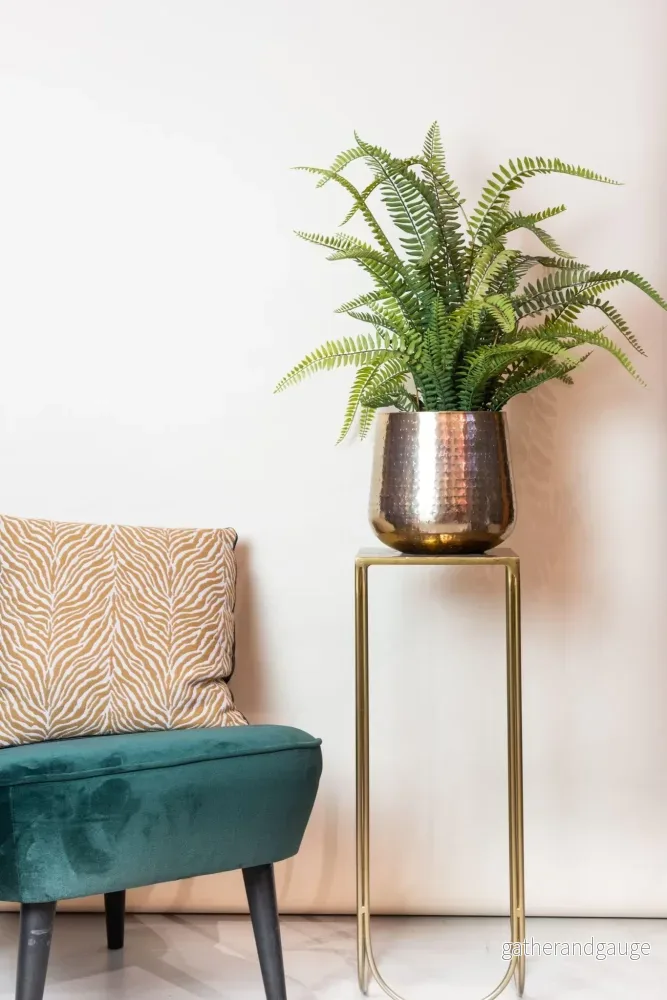 Boston fern konstgjord växt – h70cm, Ø15cm