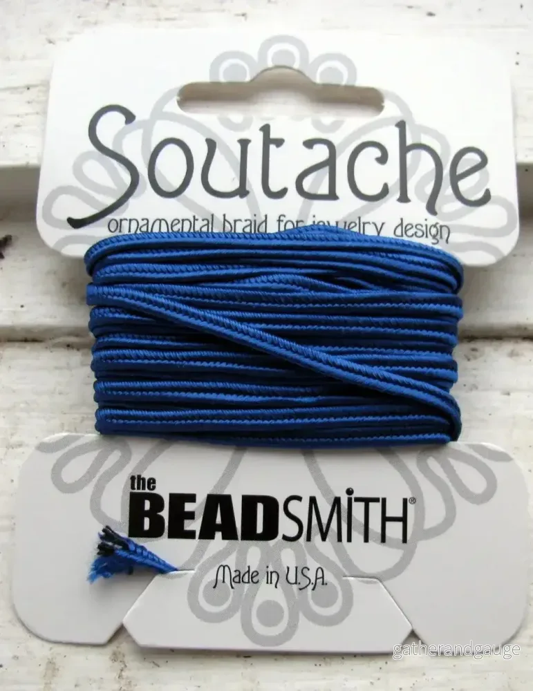 Soutache band - Royal Blue, 1 förpackning (3 yards)
