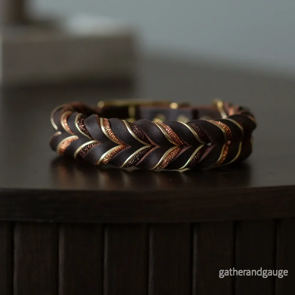 Fast halsband - Autumn vibes 40cm