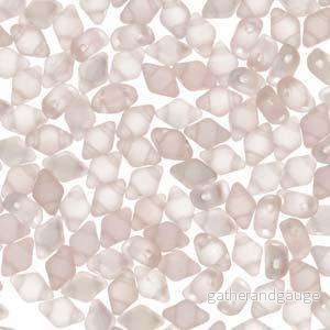 Matubo Mini Gemduo - Rosaline AB Matte 6x4mm, 5 gram