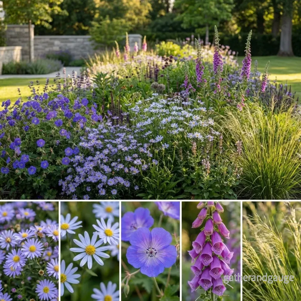Pack Massif Soleil & Mi-Ombre Violet & Bleu - 30 plantes - Bild 3