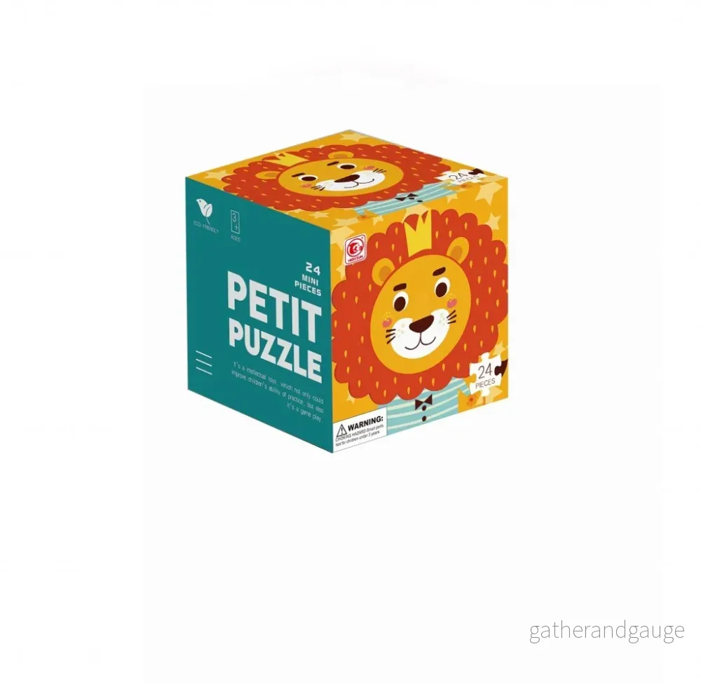 Pussel i papper – Lejon – 24 bitar