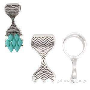 Cymbal Element - Paliochori Antique Silver Plated 1 styck