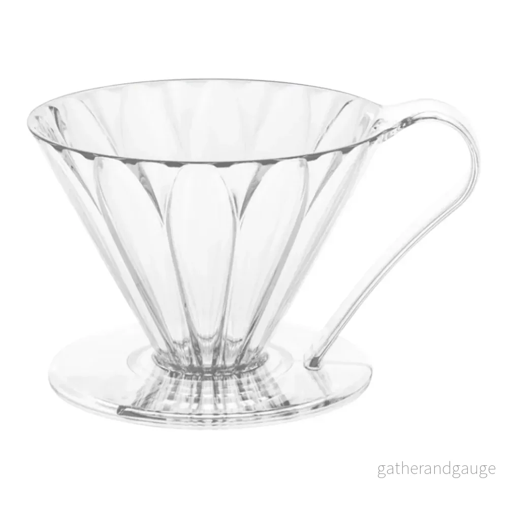 Tritan Flower Dripper 1 Cup Clear Tritan Flower Dripper 1 Cup Clear