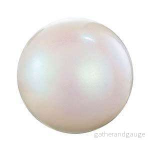 Preciosa Pearl Round - Maxima Pearlescent White 8 mm, 20- pack - Bild 2