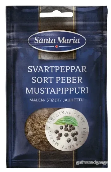 Svartpeppar malen Svartpeppar malen