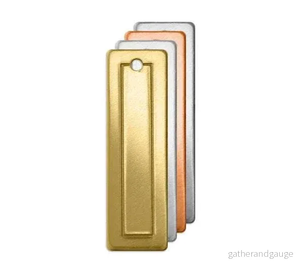 ImpressArt Premium taggar - Rektangel 11x46mm (3-11st)