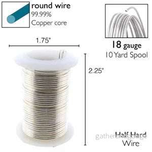 Wire Elements 18 Ga - Silverfärgad, Non Tarnish 1 rulle - Bild 2
