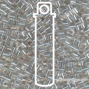 Miyuki Cubes – Silver Lined Crystal 3 mm, 20 gram Miyuki Cubes – Silver Lined Crystal 3 mm, 20 gram