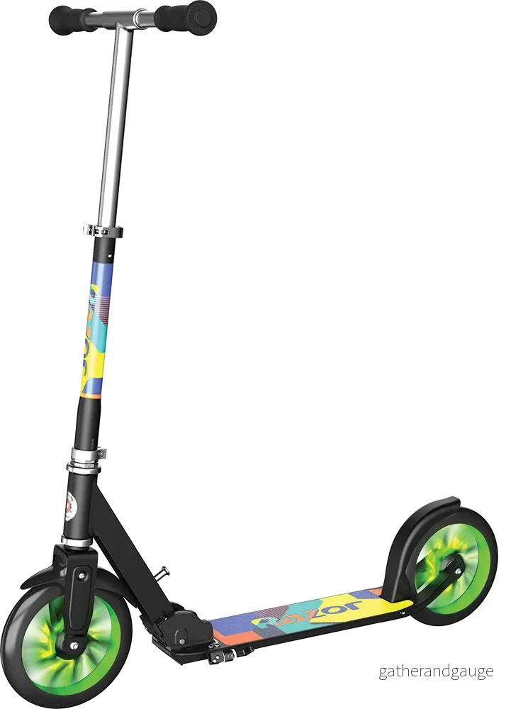 Sparkcykel Razor A5 Lux Grön