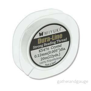 Miyuki Dura-Line - Crystal 0,12mm, 20m