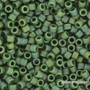 Miyuki Delica - Opaque Glazed Frosted Rainbow Shamrock 11/0, 5 gram