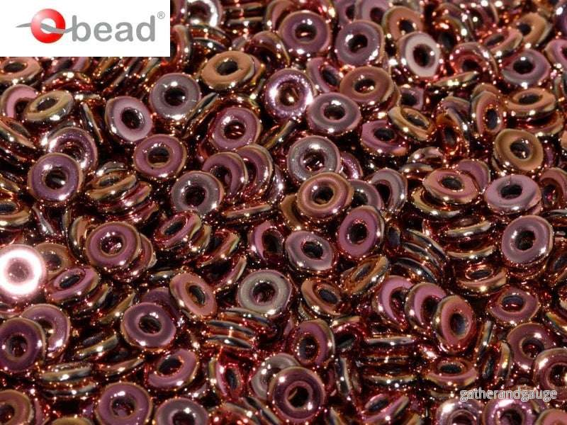 O Bead - Crystal Full Capri Rose, 5 gram