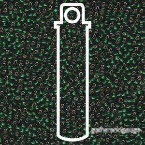 Miyuki Seed Beads - Silverlined Dark Emerald 11/0, 24 gram