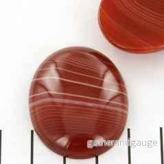 Cabochon Brazilian Agat – Oval 40x30mm 1 styck Cabochon Brazilian Agat – Oval 40x30mm 1 styck