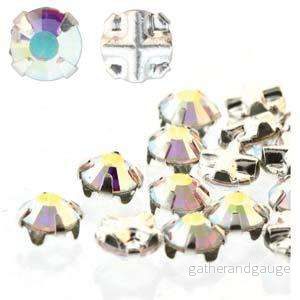 Rose Montees SS12 - Crystal Silver AB 3,5mm 10-pack