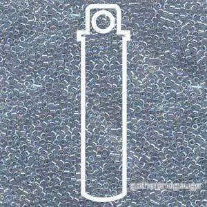 Miyuki Delica - Transparent LT Blue AB 15/0, 7 gram