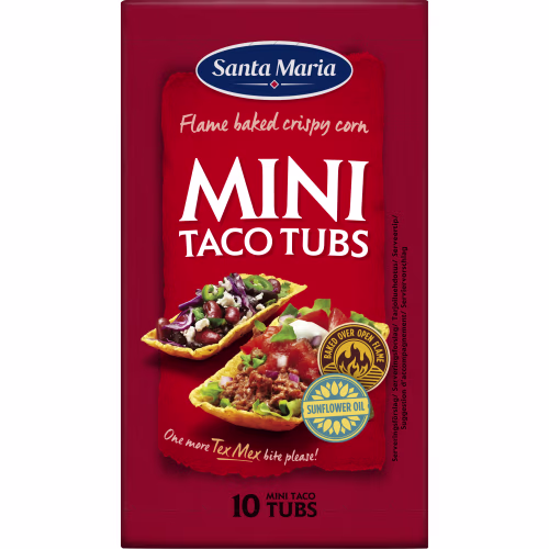 Santa Maria Taco Tubs Mini 10-pack Santa Maria Taco Tubs Mini 10-pack