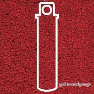 Miyuki Seed Beads - Opaque Red 15/0 8,2 gram