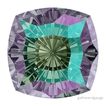 Swarovski Crystals Mystic Square Fancy Stone (4460) – Crystal Paradise Shine 14mm, 1 styck Swarovski Crystals Mystic Square Fancy Stone (4460) – Crystal Paradise Shine 14mm, 1 styck