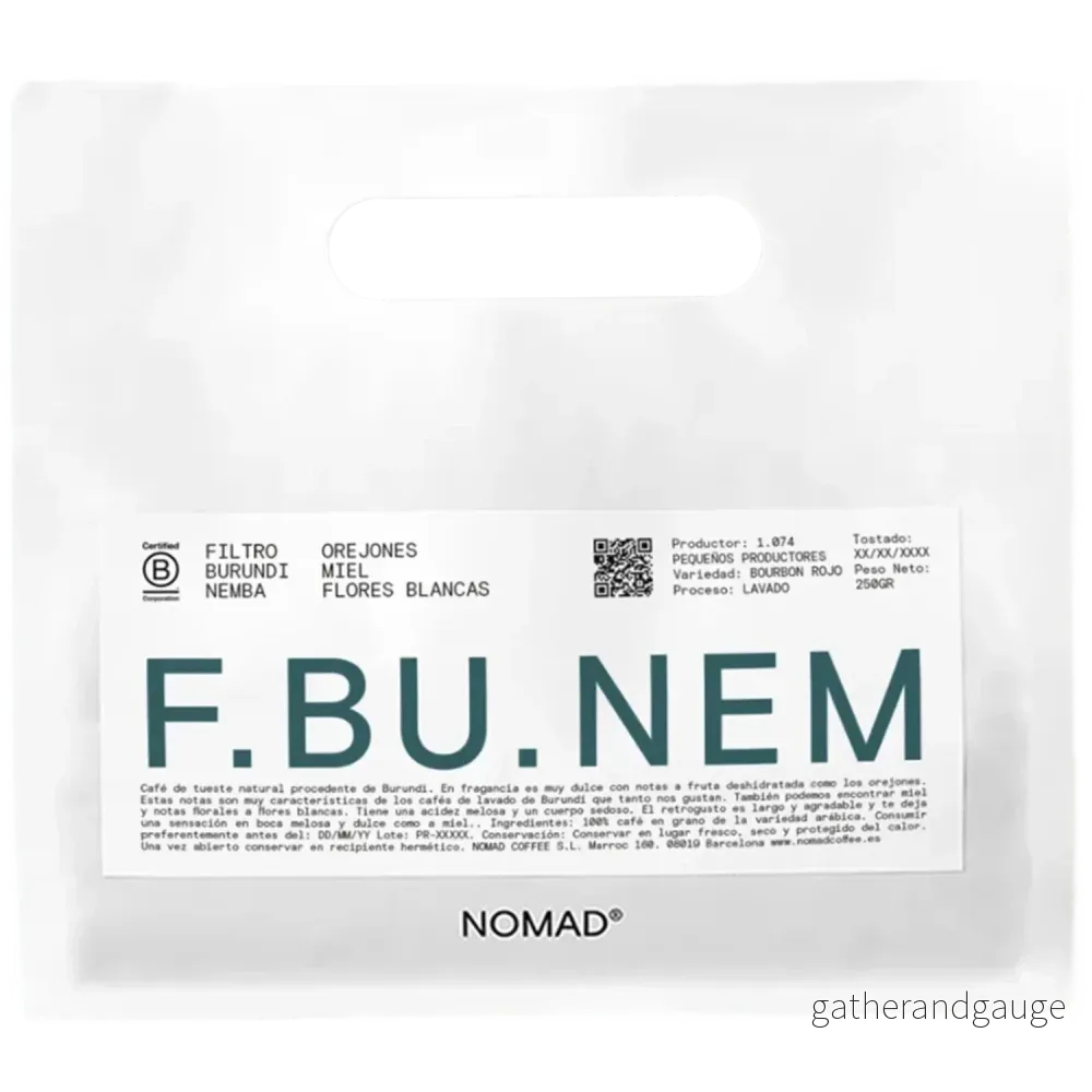 Nomad Coffee - Nemba Burundi - Brygg - 250g