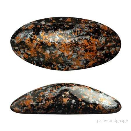 Athos® par Puca® – Jet Tweedy Cabochon 20x10mm, 1 styck Athos® par Puca® – Jet Tweedy Cabochon 20x10mm, 1 styck