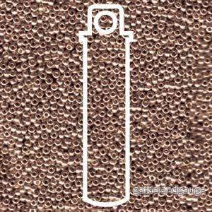 Miyuki seed beads - Galvanized Brown 11/0, 24 gram