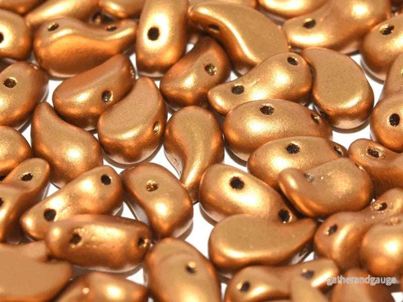 Zoliduo Vänster - Brass Gold 5x8mm, 20-pack