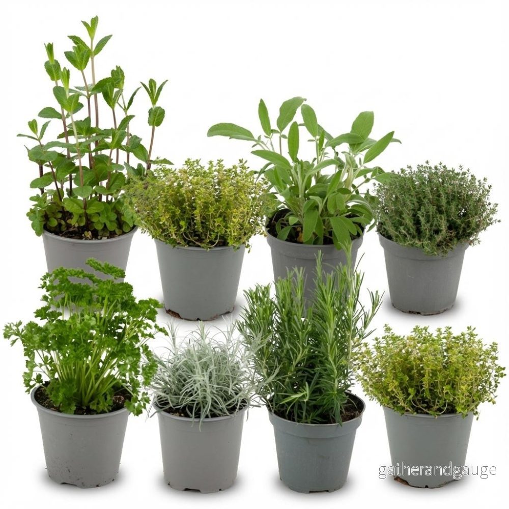 Italiaanse Kruidenmix - 8 Stuks - Ø 12 cm - Hoogte: 12-15 cm - Bild 2