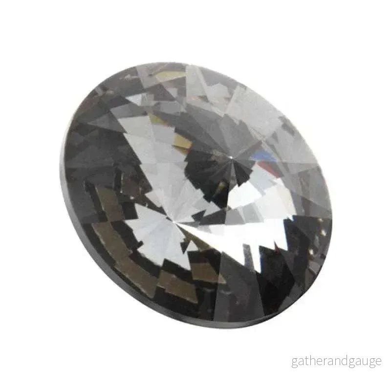 Preciosa Rivoli Maxima – Crystal Nightfall 12mm, 1 styck Preciosa Rivoli Maxima – Crystal Nightfall 12mm, 1 styck