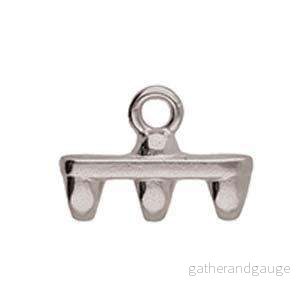 Cymbal Element - Rozos Antique Silver Plated 2-pack