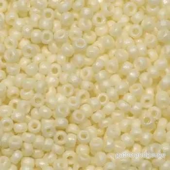 Miyuki Seed Beads - Matte Opaque Cream 11/0, 10Gram