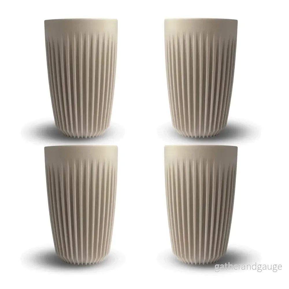 Mug 12oz Natural 4pcs – Huskee Mug 12oz Natural 4pcs – Huskee