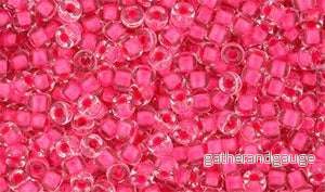 Matubo Seed bead 8/0 – Crystal Pink Neon 5 gram