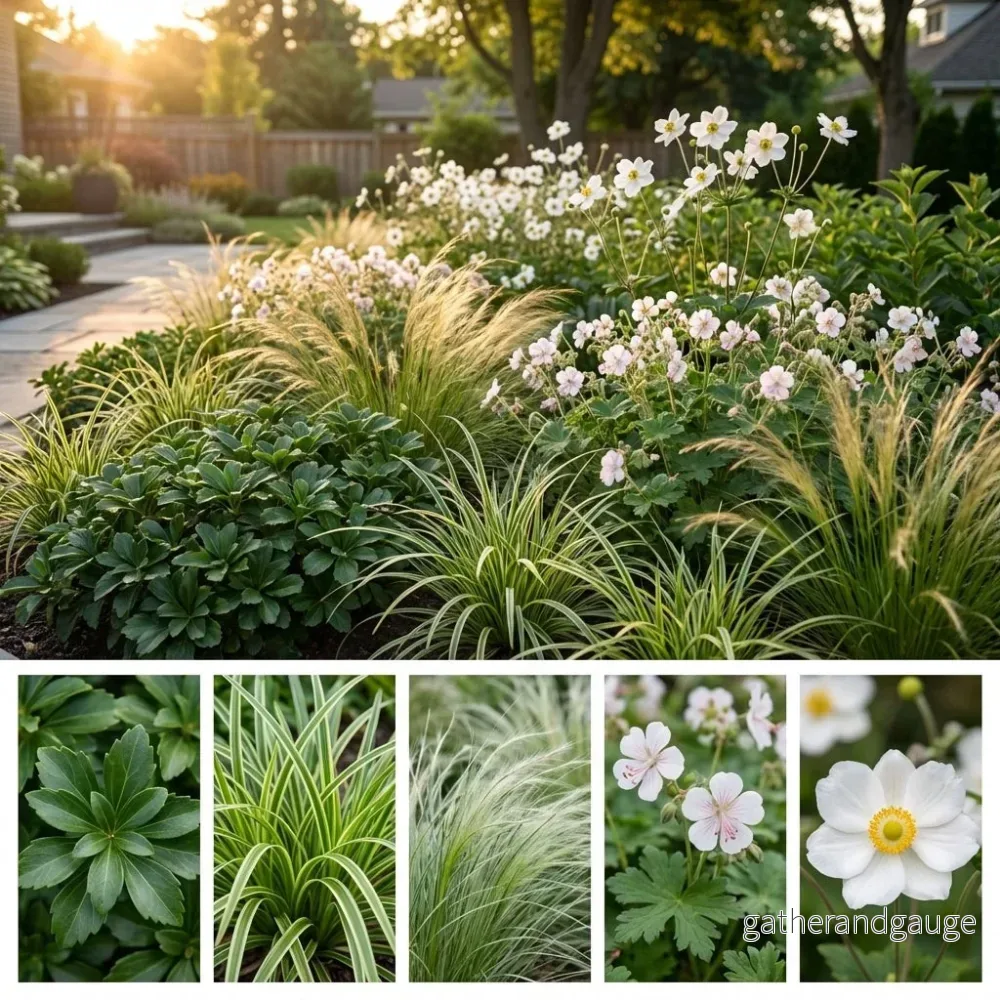 Pack Massif Soleil & Mi-Ombre Rose & Blanc (Stipe Cheveux D'Ange) - 30 plantes - Bild 3