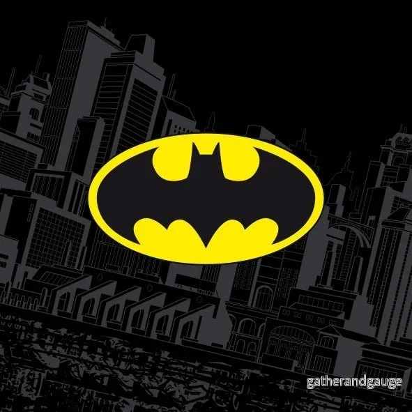Batman handduk 30x30cm
