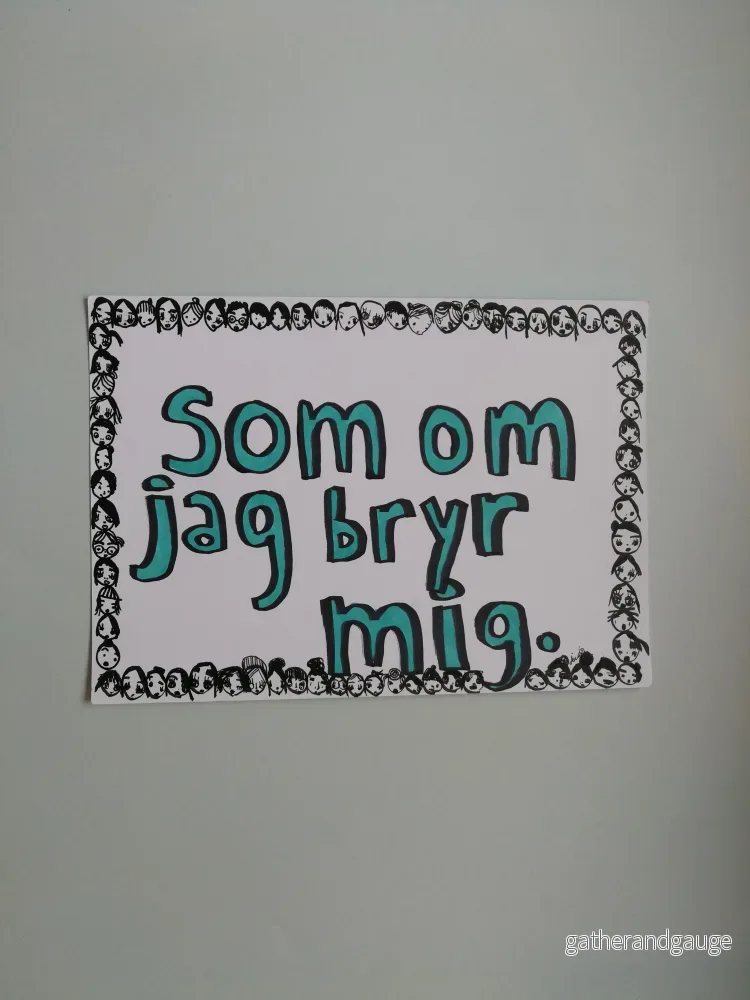 Fyndhörnan! Som om jag bryr mig