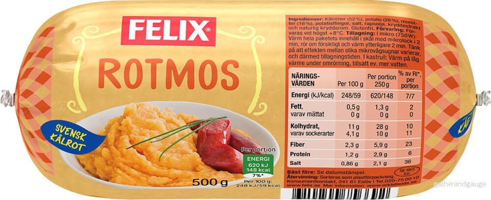 Rotmos 500g Felix Rotmos 500g Felix