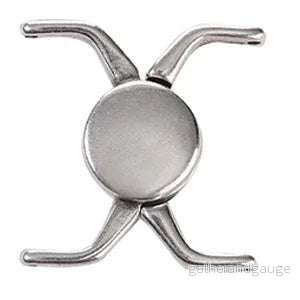 Cymbal Elements – Kissamos Antique Silver Plated Magnetlås 1 styck Cymbal Elements – Kissamos Antique Silver Plated Magnetlås 1 styck